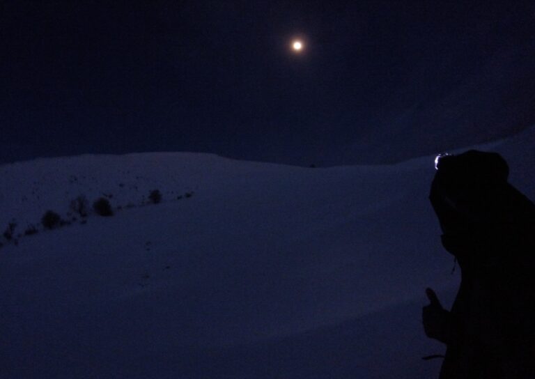 31 gennaio – notturna al chiaro della super luna sulle Madonie