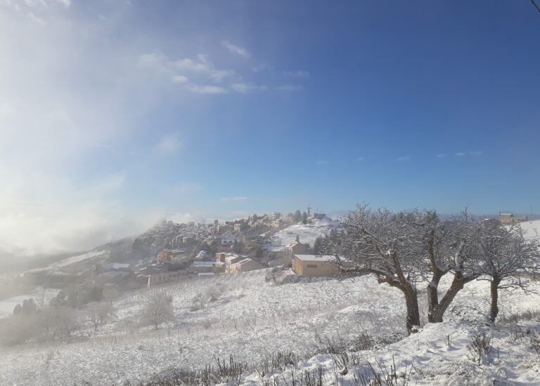 21 febbraio neve sulle Petralie