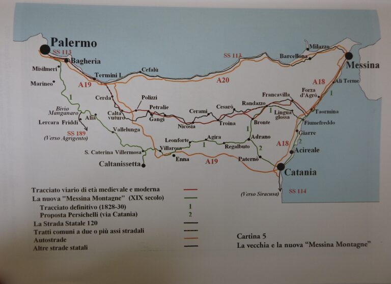 1549-1838: epopea dei corrieri postali a cavallo sulla Palermo-Messina per le montagne delle Madonie. Andata e ritorno in soli 11 giorni.