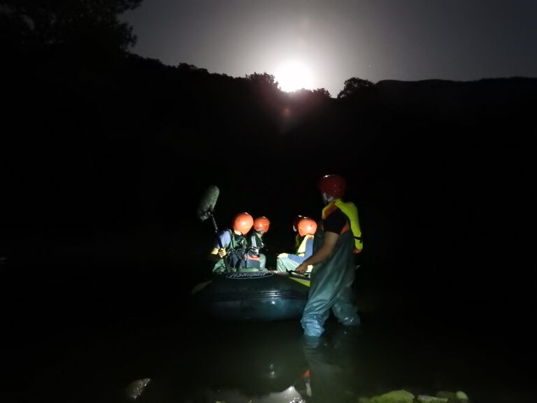 28 giugno al chiaro di luna alle Gole di Tiberio