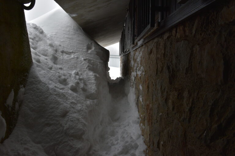 30.01.19 – situazione a Piano Battaglia alle 9.30. Ancora neve nella notte