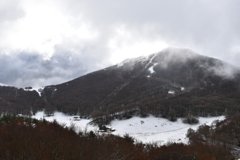 Neve oltre i 1500 m . sulle Madonie