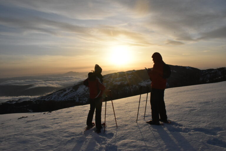 11.01.25 Ciaspolata al tramonto sulle Madonie con luna crescente