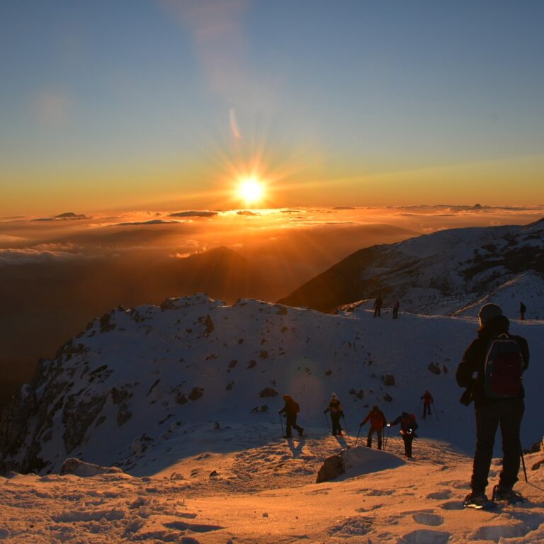 20.01.24 Ciaspolata  al tramonto  e discesa sotto le stelle