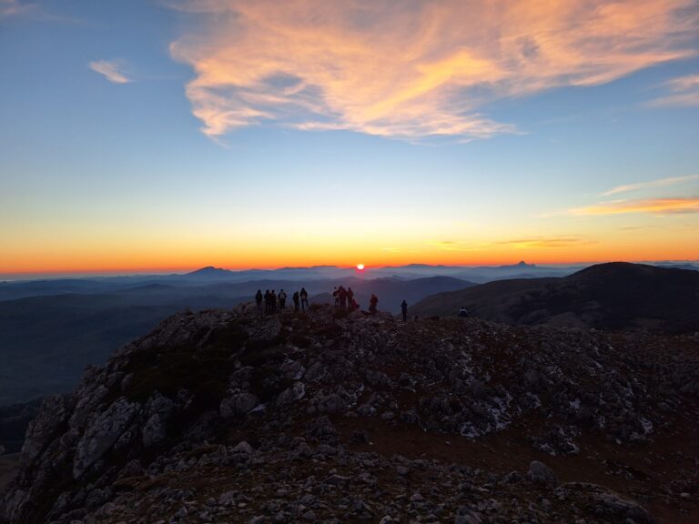 17.02.24 tramonto a monte Mufara e discesa sotto le stelle
