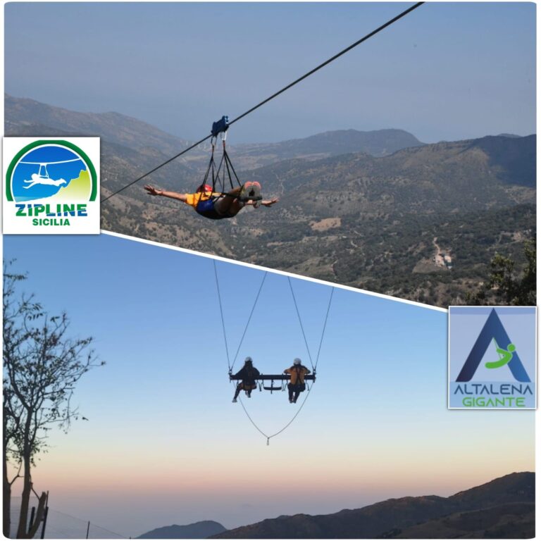 Marzo 2024. Riparte la stagione  Zipline Sicilia – Altalena Gigante